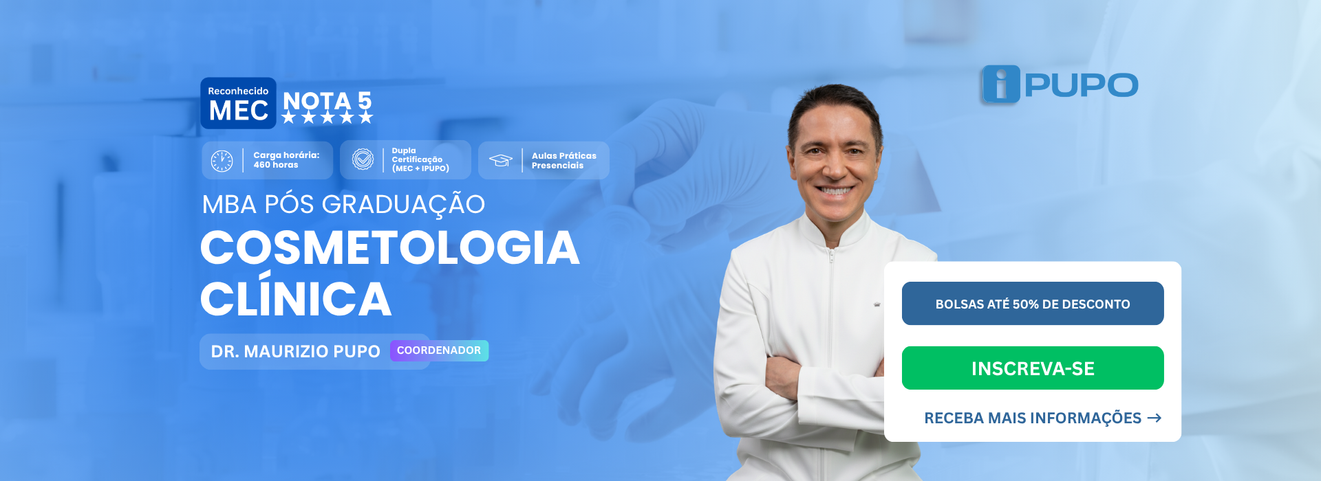 MBA Cosmetologia Clínica