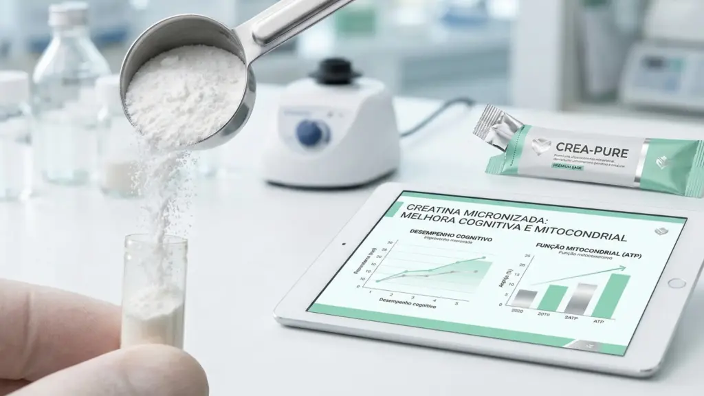 Creatina além do Músculo: Otimização Cognitiva e Saúde Metabólica no Envelhecimento