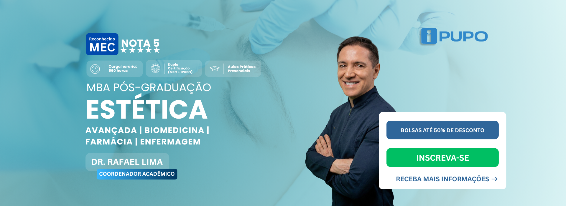 MBA Cosmetologia Clínica