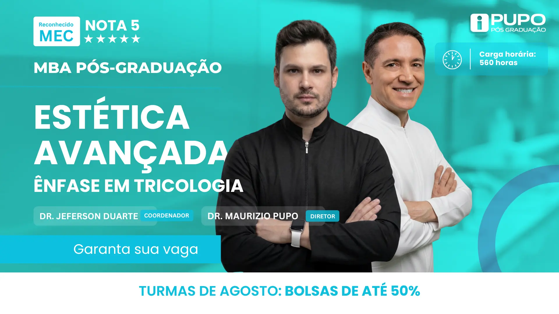 MBA em Estética Avançada com Ênfase em Tricologia