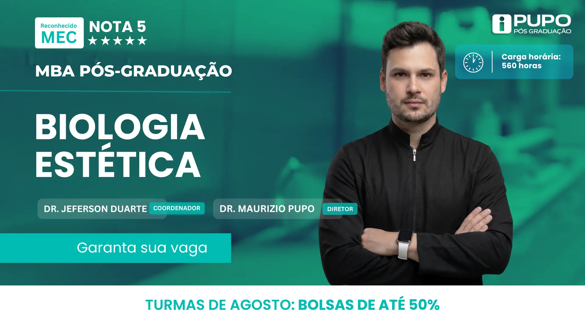 MBA Pós-Graduação em Biologia Estética