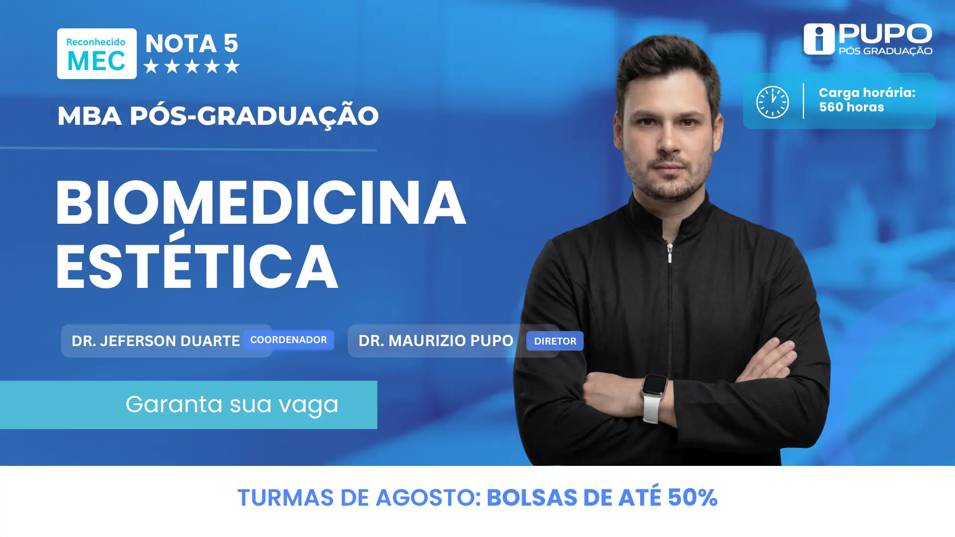 MBA Pós-Graduação em Biomedicina Estética