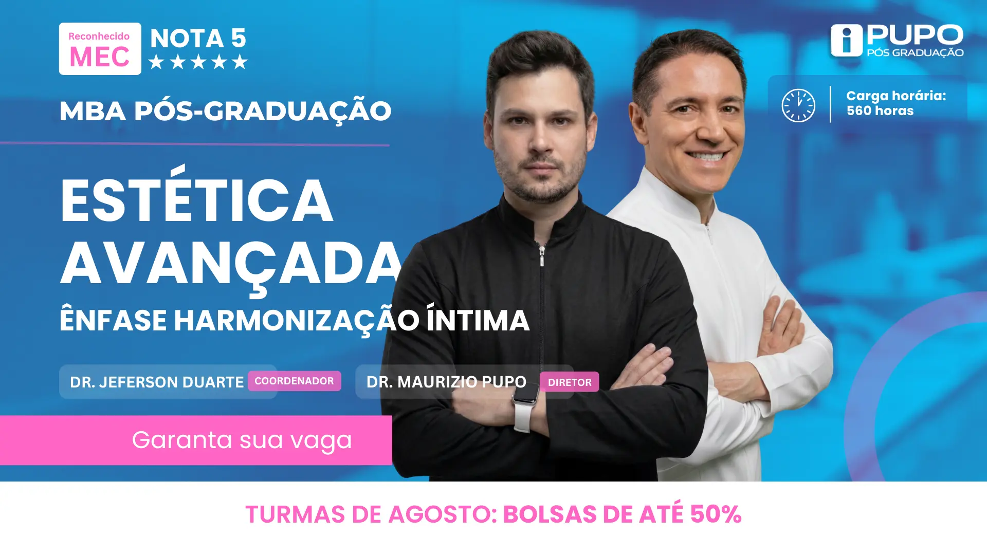 MBA Pós-Graduação em Estética Avançada com Ênfase em Harmonização Íntima