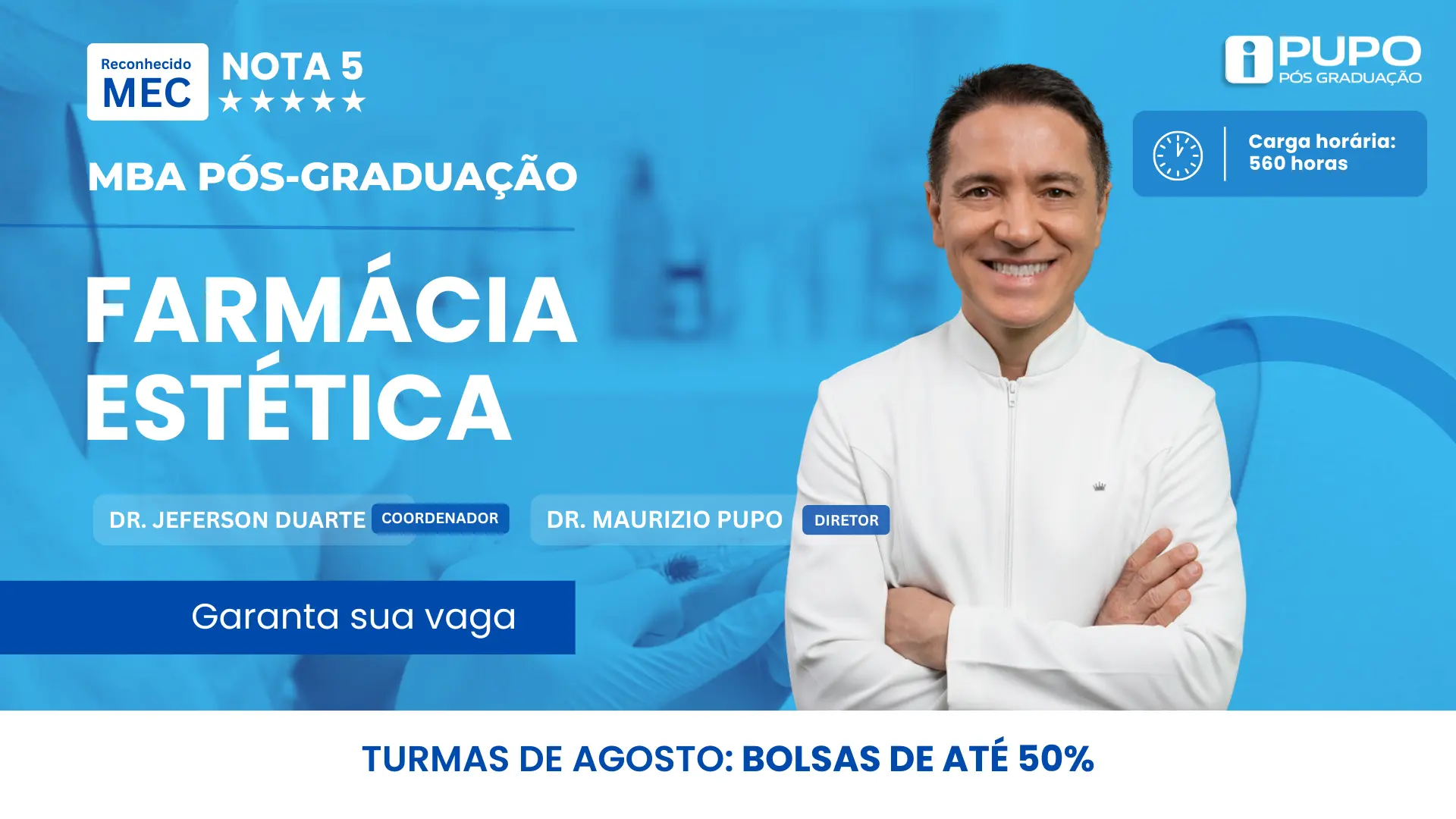 MBA Pós-graduação em Farmácia Estética