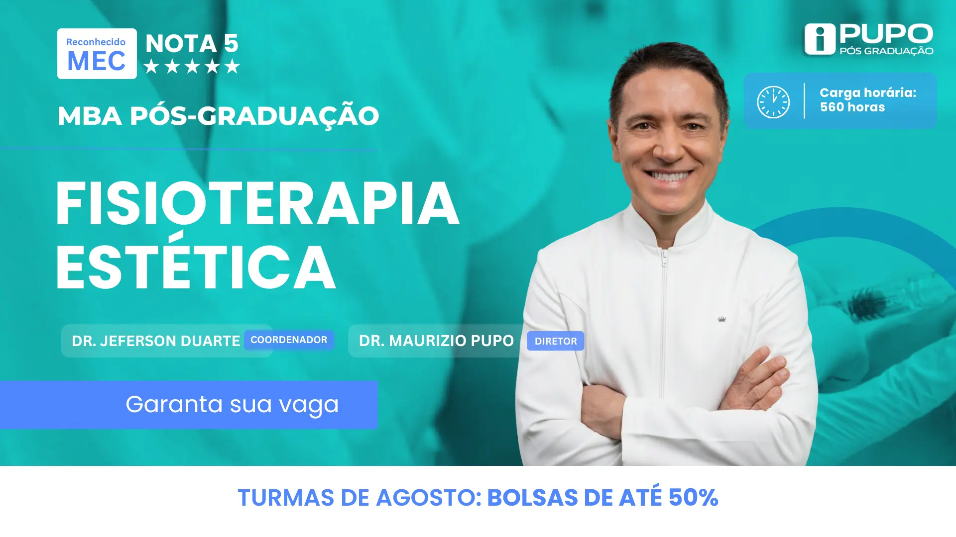 MBA Pós-Graduação em Fisioterapia Dermatofuncional e Estética