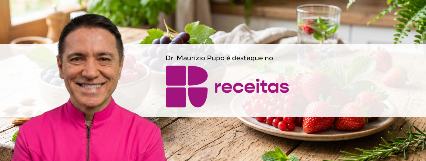 Portal Receitas da Globo consulta o Dr. Maurizio Pupo sobre a ação antienvelhecimento das frutas vermelhas e roxas